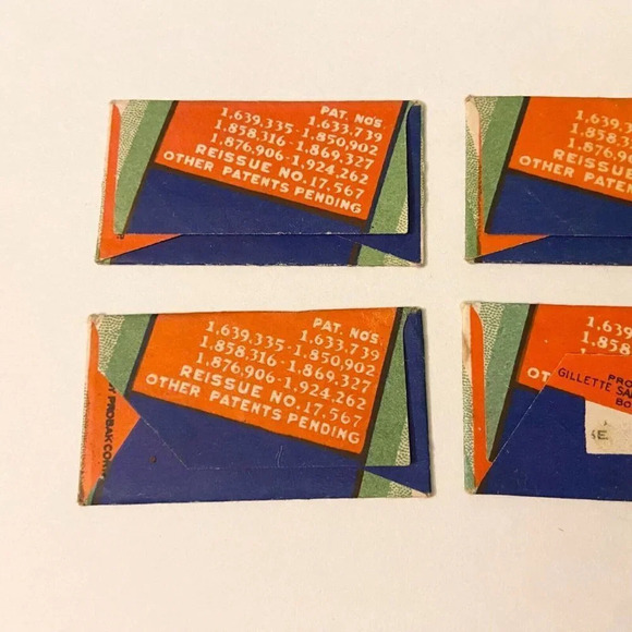 Vintage Probak Safety Razor Blades Lot of 4 Made in USA - Picture 5 of 8